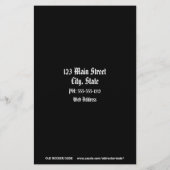 Live Music Concert/Party Flyer (Achterkant)