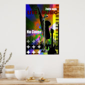 Live Music-Poster Poster (Keuken)