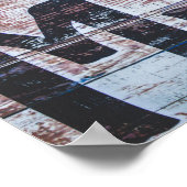 Live Music Shabby Chic Sign Poster (Hoek)