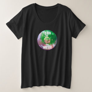 Live Muziek Grote Maat T-shirt