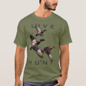 Live naar Hunt T-shirt (Voorkant)