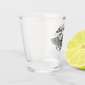 Live naar Ride Motorcycle Shot Glas (Links)