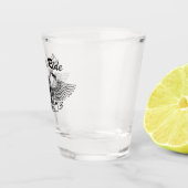 Live naar Ride Motorcycle Shot Glas (Rechts)