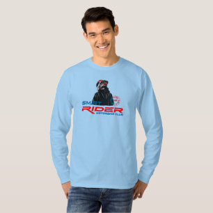Live naar Ride (motorfiets) Lange hoes van Manne T-shirt