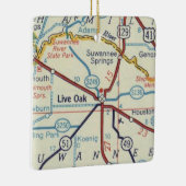 Live Oak Florida Keramisch Ornament (Rechts)