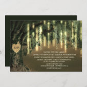 Live Oak Tree Espagnol Moss Wedding Invitations (Devant / Derrière)