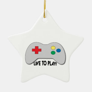 Live om af te spelen keramisch ornament
