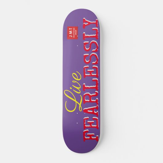 LIVE ONBEVREESD SKATEBOARDS (Voorkant)