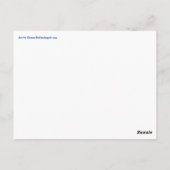 Live onder dezelfde Moon Art Briefkaarten (Achterkant)