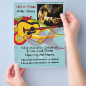 Live op Stage Acoustic Guitarist Flyer (Hand)