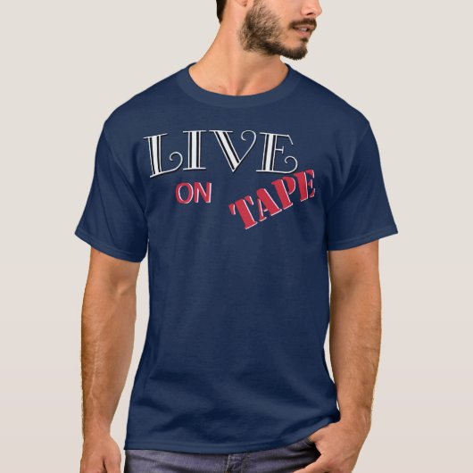 Live op Tape Logo Shirt versie 1 (Voorkant)