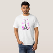 LIVE PARIS EIFFEL TOWER PRINT T-SHIRT (Voorkant volledig)