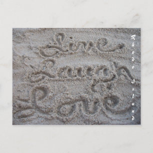 Live, Rire, Love Carte Postale