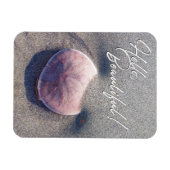 Live Sand Dollar Photo Bonjour Magnet (Horizontal)