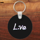 Live Semicolon Suicide Prevention Awareness Sleutelhanger (Voorkant)