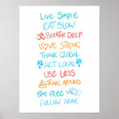Live Simple 2 Poster (Voorkant)