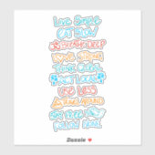 Live Simple 2 Sticker (Vel)