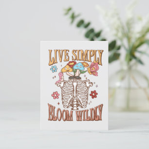 Live Simply, Bloom Willy Briefkaart