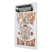 Live Simply, Bloom Willy Mini Klembord (Angled2)