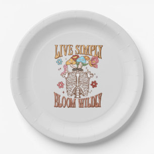 Live Simply, Bloom Willy Papieren Bordje