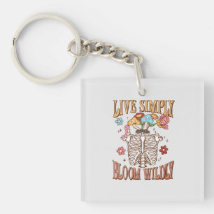 Live Simply, Bloom Willy Sleutelhanger
