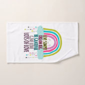 Live Simply Dream Big Wees dankbaar Geef liefde Bad Handdoek (Handdoek)