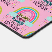 Live Simply Dream Big Wees dankbaar Geef liefde Bureaumat (Hoek)