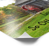 Live Simply Old Mill Foto Afdruk (Hoek)