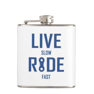 Live Slow Ride Fast Cycling Heupfles