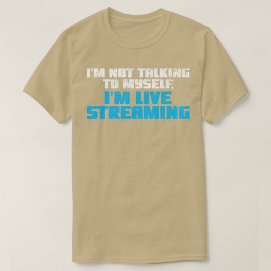 Live streaming live stream t-shirt (Design voorkant)