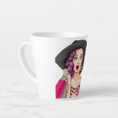 Live To Posh - Poshmark Latte Mug (Angle gauche)