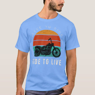 Live to Ride  motorfiets 1 T-shirt