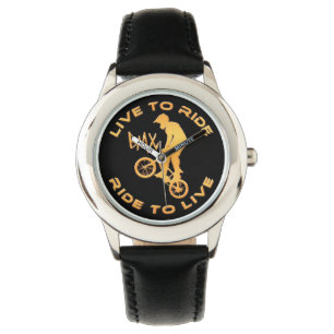 Live to Ride to Live BMX Horloge