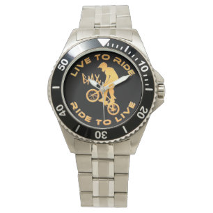 Live to Ride to Live BMX Horloge