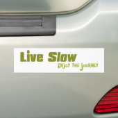 Live Trage Bumpersticker (Op auto)