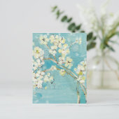 Live Turquoise Briefkaart (Staand voorkant)