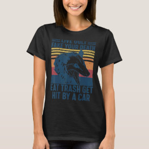 Live Ugly Fake je Death Eat Trash Haal hem bij een T-shirt