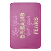 Live Uw aangepaste droombadmatten Badmat (Voorkant Verticaal)