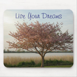 Live Uw dromen Mousepad Muismat