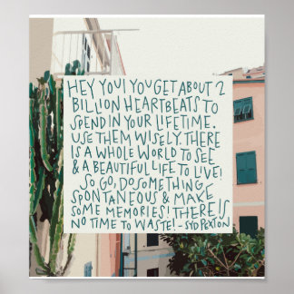 Live uw levensofferte poster