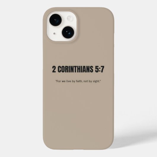 Live via Faith Phone Case (Achterkant)