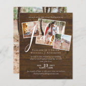 Live Video Chat Wedding of Couples Shower Invites (Voorkant / Achterkant)