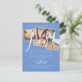 Live Videogesprek Huwelijk of Bruidsfeest Uitnodig Briefkaart (Staand voorkant)