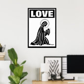 LIVE VIRGIN MARY BABY JESUS NATIVITY CATHOLIS POSTER (Thuiskantoor)
