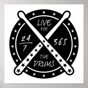 Live voor de trommels poster