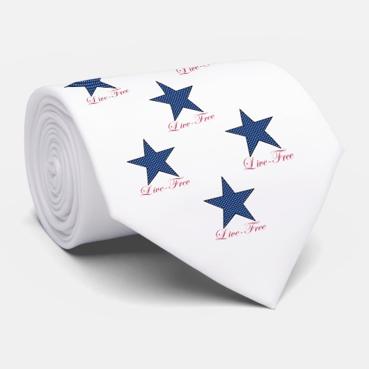 Live vrij Stropdas (Opgerold)