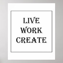 Live-werk Creëer