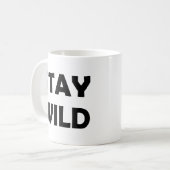 Live Wild | vrijgevochten avontuur Koffiemok (Voorkant links)