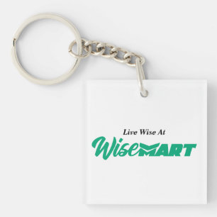 "Live Wise bij WiseMart" - Sleutelhanger