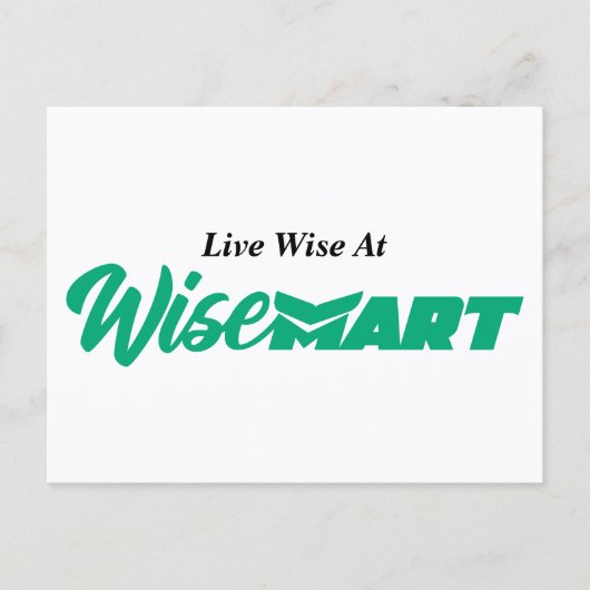 "Live WiseMart" - Carte postale (Devant)